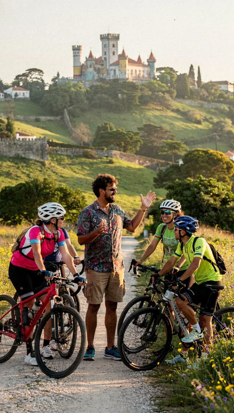 Public transport map and tram in European city.